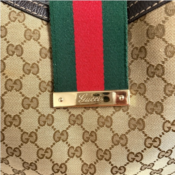 Authentic Gucci brown monogram canvas hobo bag - Picture 16 of 16